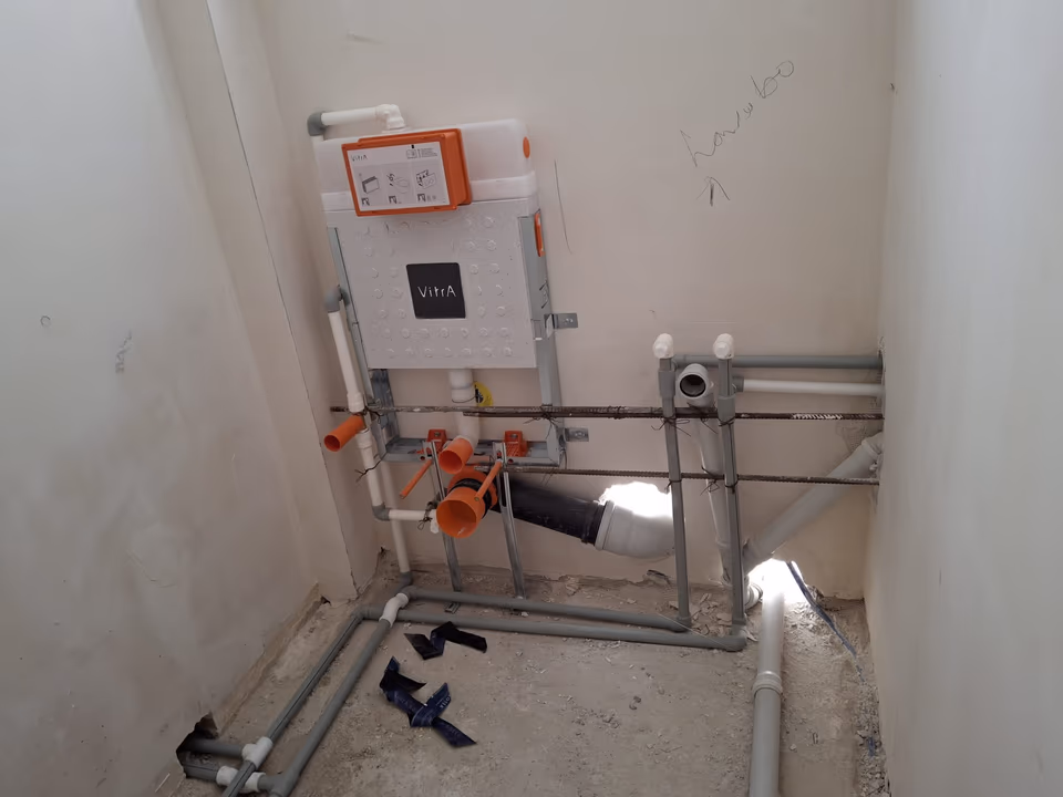 Duvar tipi cihazın montaj aşamasındaki bağlantıları